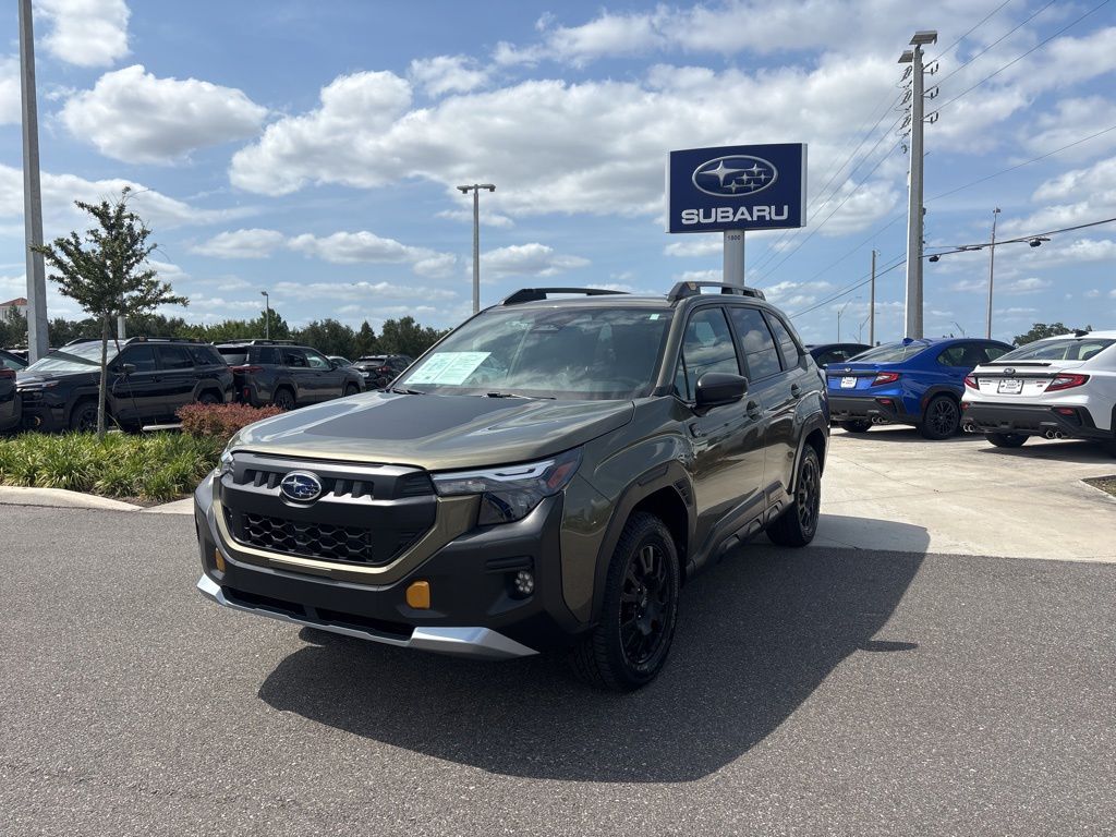 Autumn Green Metallic 2026 Subaru Forester Wilderness Crossover AWD SUV / Crossover All-Wheel Drive Continuously Variable Transmission
