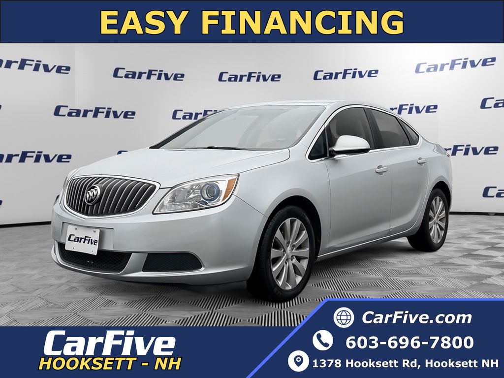 Quicksilver Metallic 2016 Buick Verano FWD Sedan Front-Wheel Drive 6-Speed Automatic Overdrive