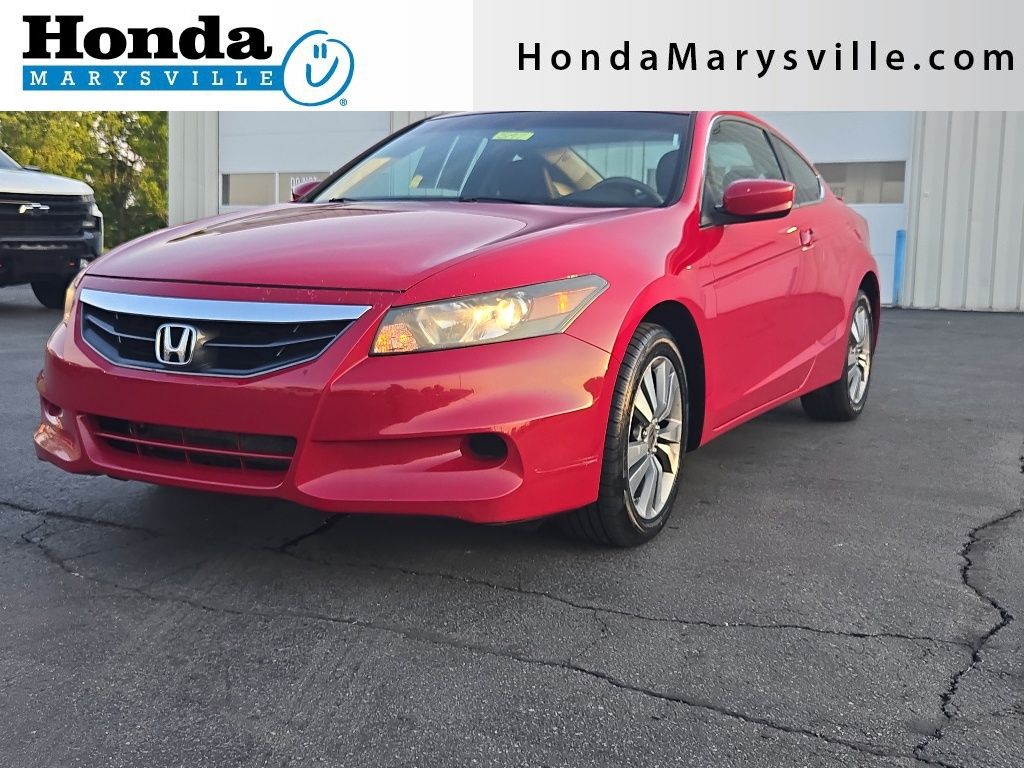 San Marino Red 2012 Honda Accord Coupe EX-L Coupe Front-Wheel Drive 5-Speed Automatic Overdrive