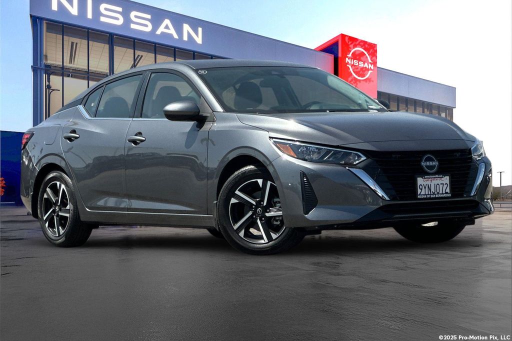 Gray (Gun Metallic) 2025 Nissan Sentra Sedan Front-Wheel Drive Continuously Variable Transmission