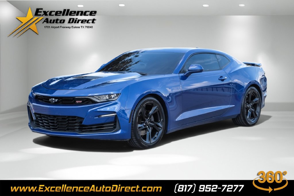 Riverside Blue Metallic 2020 Chevrolet Camaro Coupe Rear-Wheel Drive Automatic