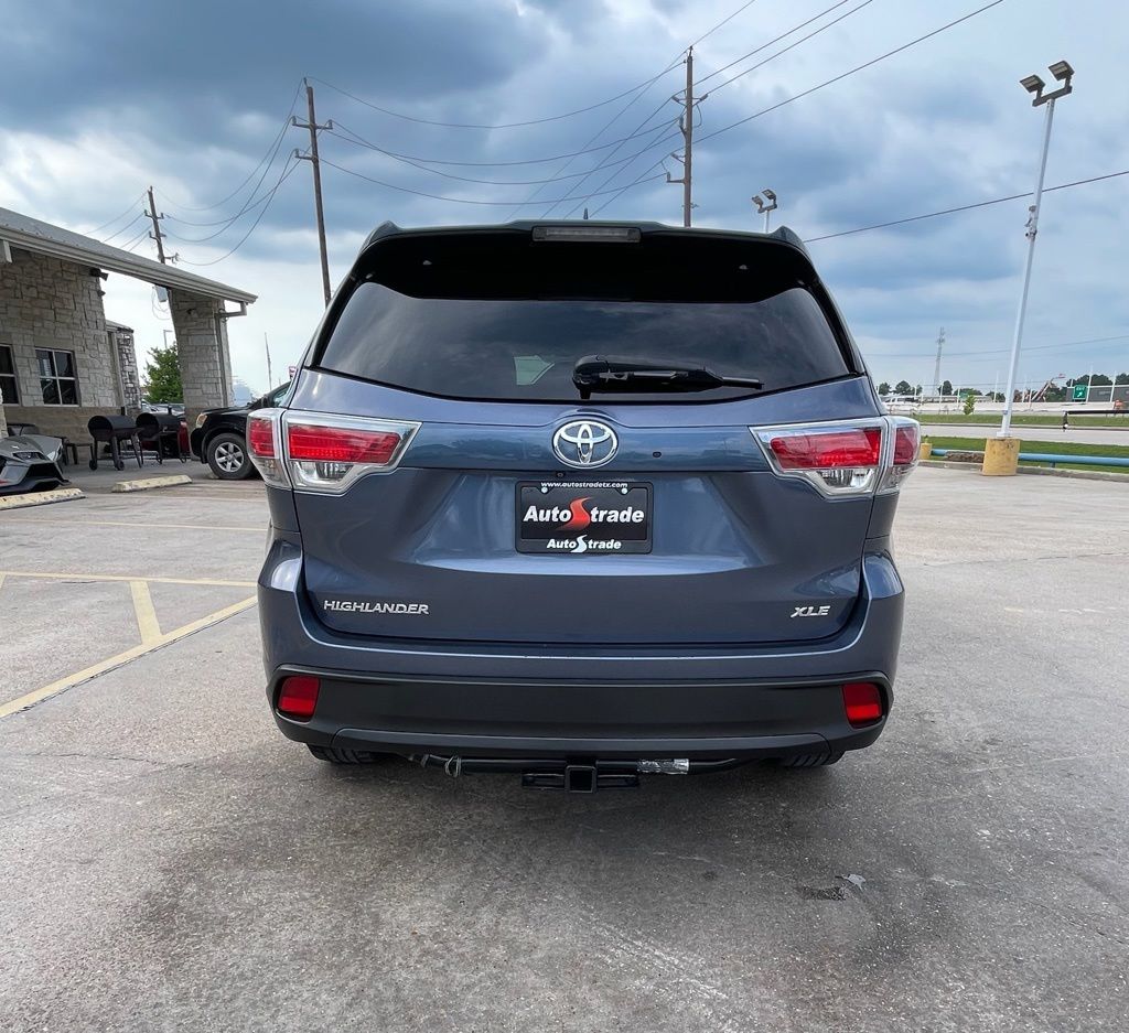 2016 Toyota Highlander XLE V6 Blue at Gullo Toyota