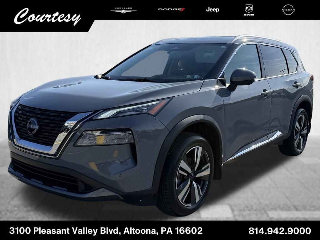 Boulder Gray Pearl 2023 Nissan Rogue SL AWD SUV / Crossover All-Wheel Drive Continuously Variable Transmission