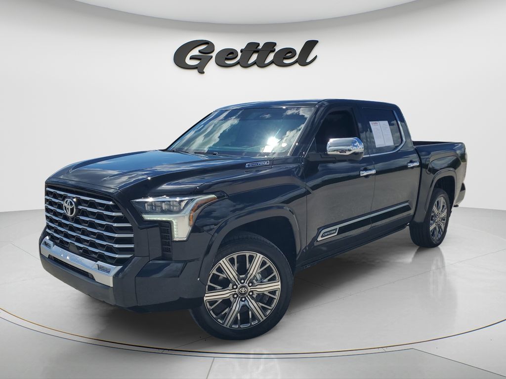Black 2026 Toyota Tundra Hybrid Pickup Truck Four-Wheel Drive Automatic