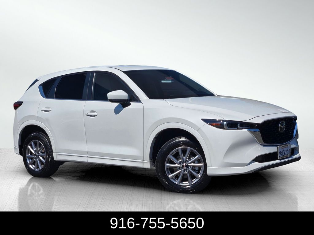 White Metallic 2025 Mazda CX-5 SUV / Crossover All-Wheel Drive 6-Speed Automatic