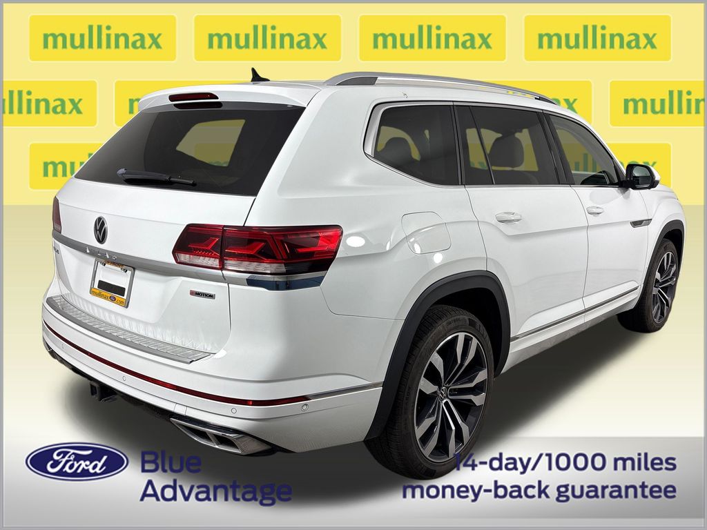 Certified Used 2021 White Volkswagen 3.6L V6 SEL Premium R-Line image 4