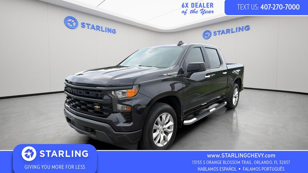 Dark Ash Metallic 2022 Chevrolet Silverado 1500 Pickup Truck 4X2 8-Speed Automatic