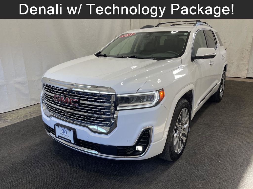 Summit White 2023 GMC Acadia Denali AWD SUV / Crossover Four-Wheel Drive 9-Speed Automatic