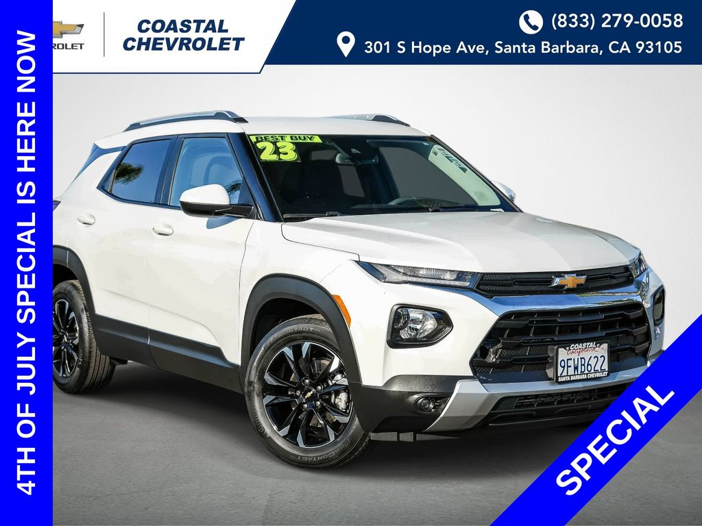 Summit White 2023 Chevrolet Trailblazer SUV / Crossover Front-Wheel Drive Continuously Variable Transmission
