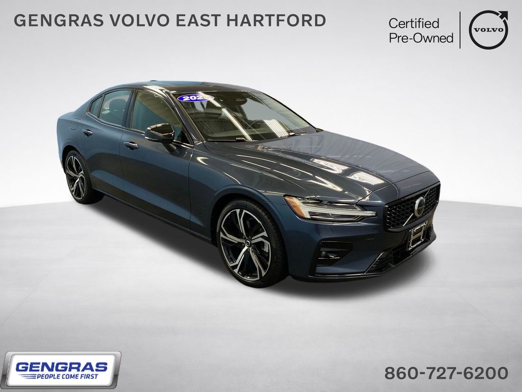 Denim Blue Metallic 2025 Volvo S60 Sedan All-Wheel Drive Automatic
