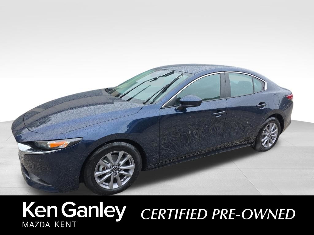 Deep Crystal Blue Mica 2021 Mazda MAZDA3 Sedan Front-Wheel Drive 6-Speed Automatic