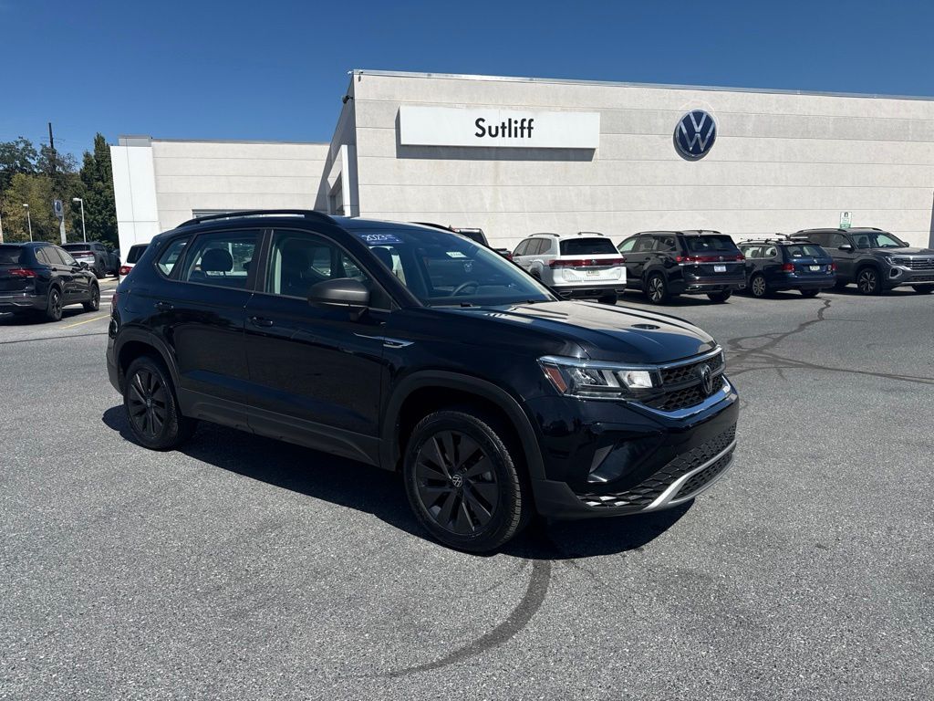 2023 Volkswagen Taos 1.5T S Black at Carlisle Cadillac Buick GMC
