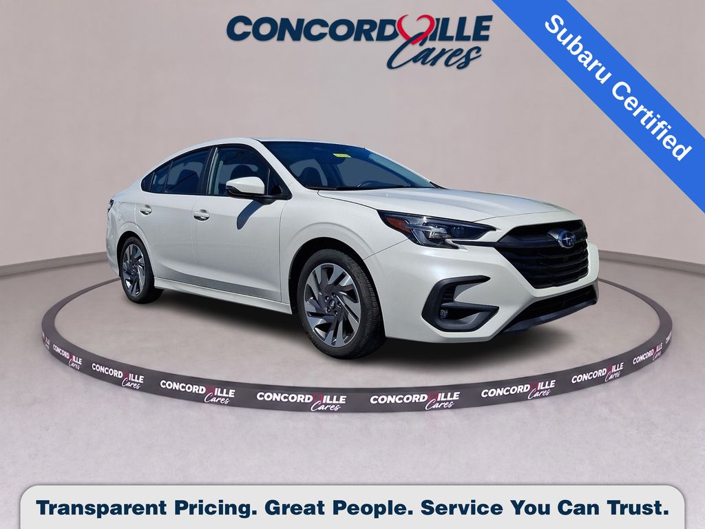 Crystal White Pearl 2024 Subaru Legacy Sedan All-Wheel Drive Continuously Variable Transmission
