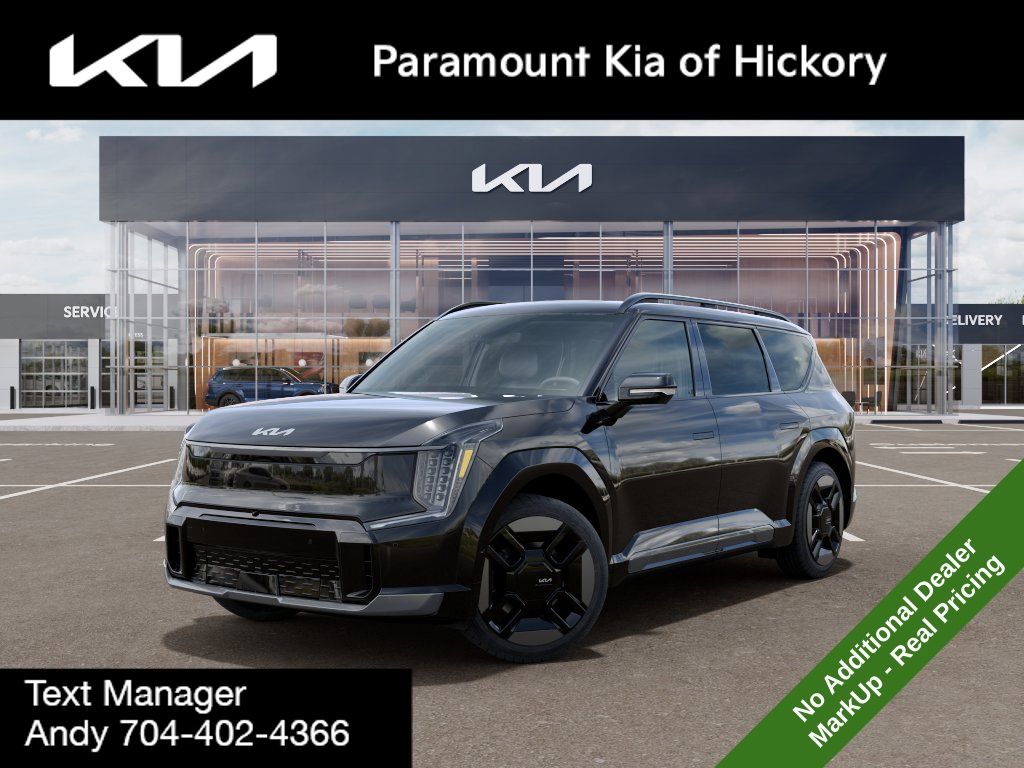 Black (Ebony) 2026 Kia EV9 SUV / Crossover All-Wheel Drive 1-Speed Automatic