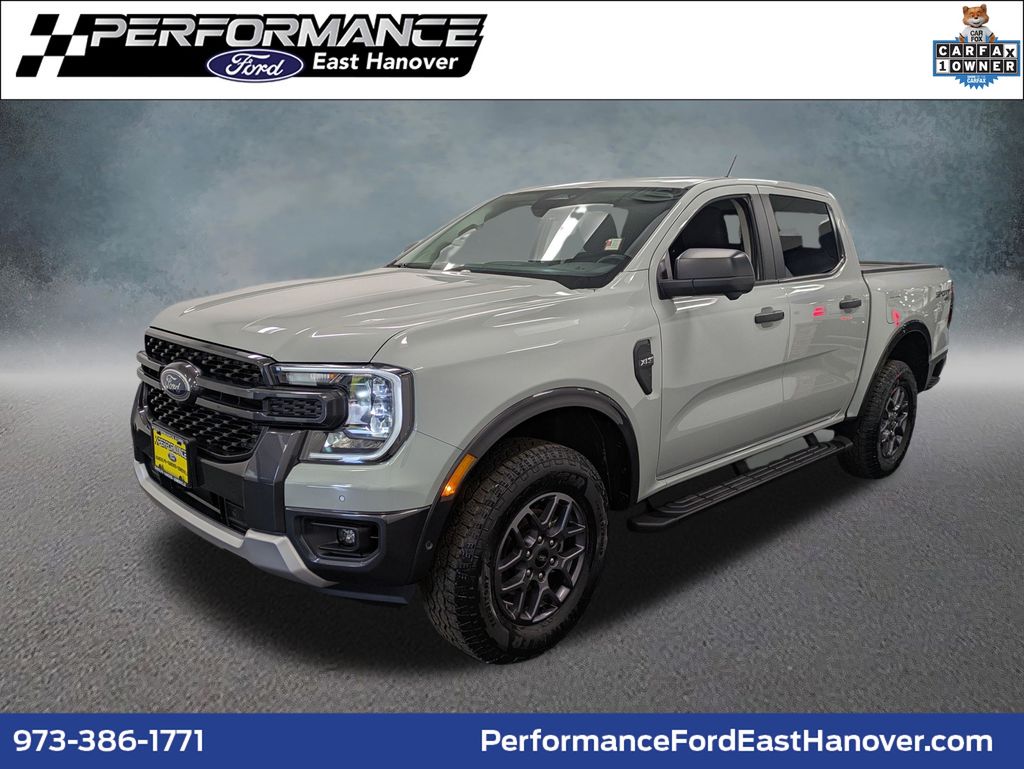 Cactus Gray 2024 Ford Ranger Pickup Truck Four-Wheel Drive Automatic