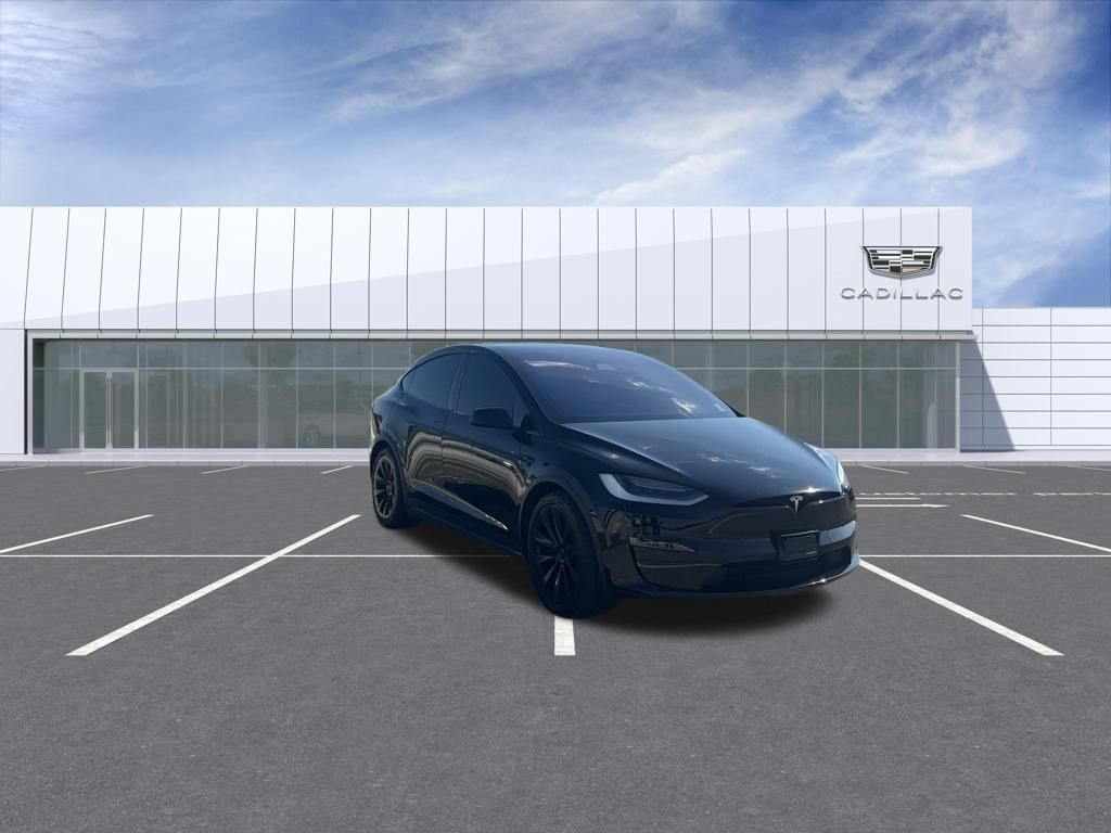 Solid Black 2022 Tesla Model X SUV / Crossover All-Wheel Drive 1-Speed Automatic