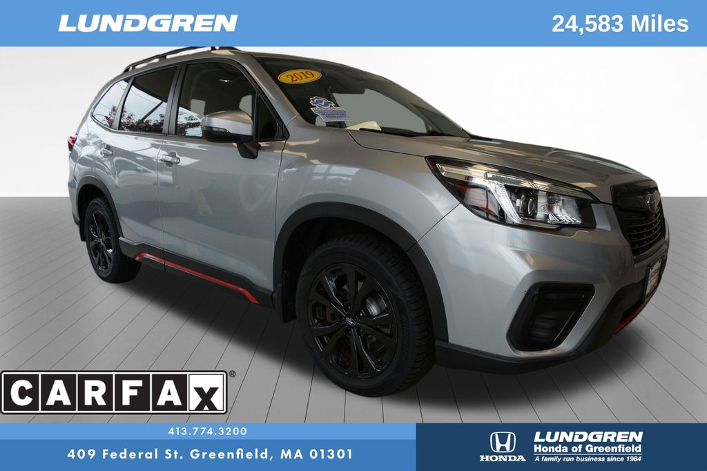 Ice Silver Metallic 2019 Subaru Forester SUV / Crossover All-Wheel Drive Continuously Variable Transmission