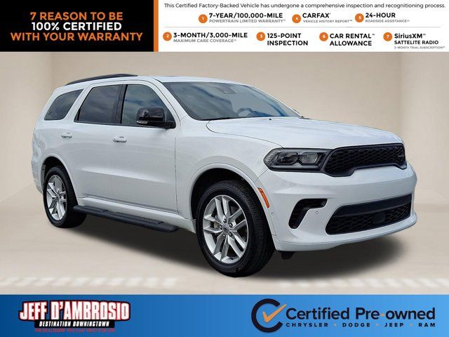 White Knuckle Clearcoat 2025 Dodge Durango SUV / Crossover All-Wheel Drive 8-Speed Automatic