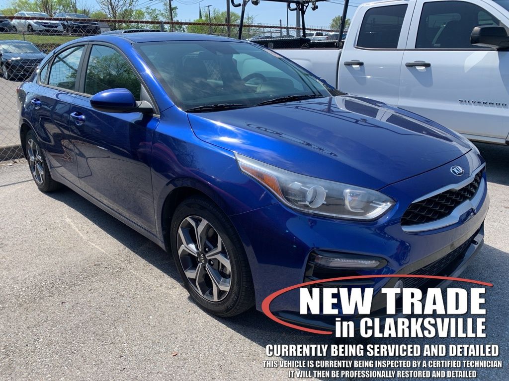 Deep Sea Blue 2019 Kia Forte LXS FWD Sedan Front-Wheel Drive Continuously Variable Transmission