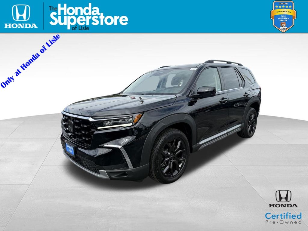 Crystal Black Pearl 2025 Honda Pilot SUV / Crossover All-Wheel Drive Automatic