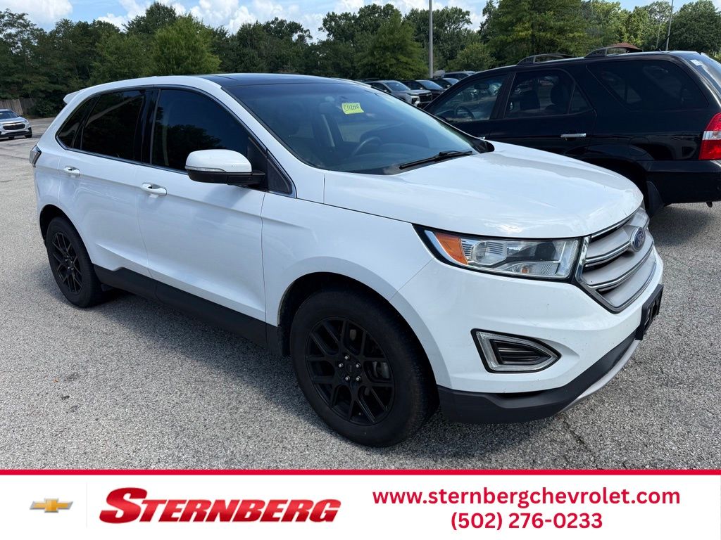 Oxford White 2016 Ford Edge SUV / Crossover Front-Wheel Drive 6-Speed Automatic