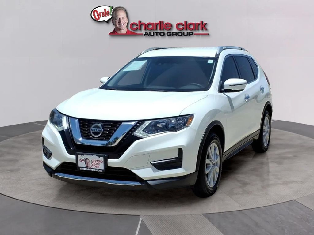 Glacier White 2019 Nissan Rogue SUV / Crossover Front-Wheel Drive Continuously Variable Transmission