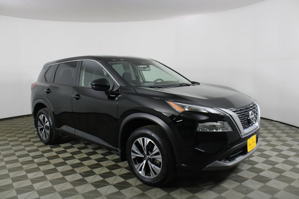 Super Black 2023 Nissan Rogue SV AWD SUV / Crossover All-Wheel Drive Continuously Variable Transmission