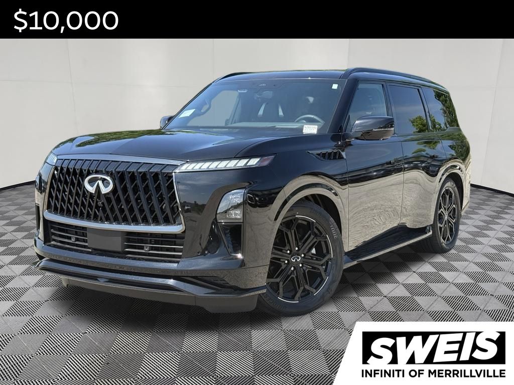 Mineral Black 2026 INFINITI QX80 SUV / Crossover All-Wheel Drive 9-Speed Automatic