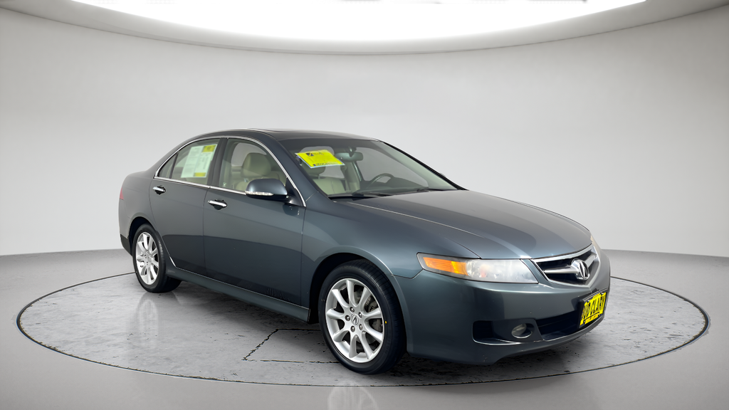 Green 2007 Acura TSX Sedan Front-Wheel Drive 5-Speed Automatic