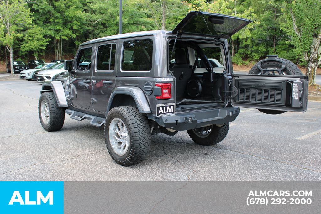 Used 2021 Gray Jeep Unlimited Sahara image 22