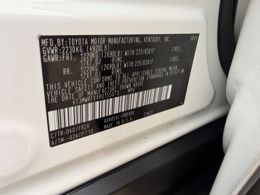 2024 Toyota RAV4 Hybrid LE White at Don McGill Toyota