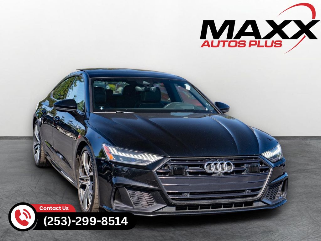 Brilliant Black 2019 Audi A7 Sedan All-Wheel Drive 7-Speed Automatic