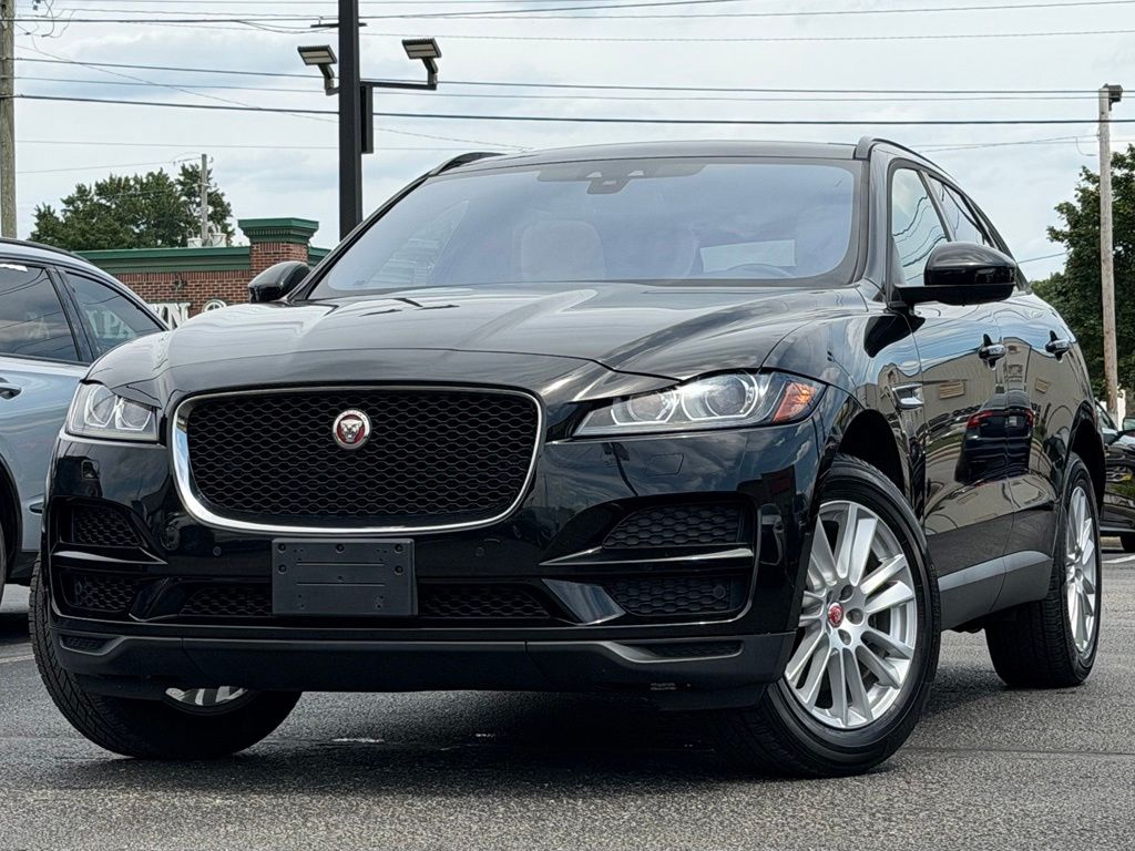 Black 2018 Jaguar F-PACE SUV / Crossover All-Wheel Drive 8-Speed Automatic