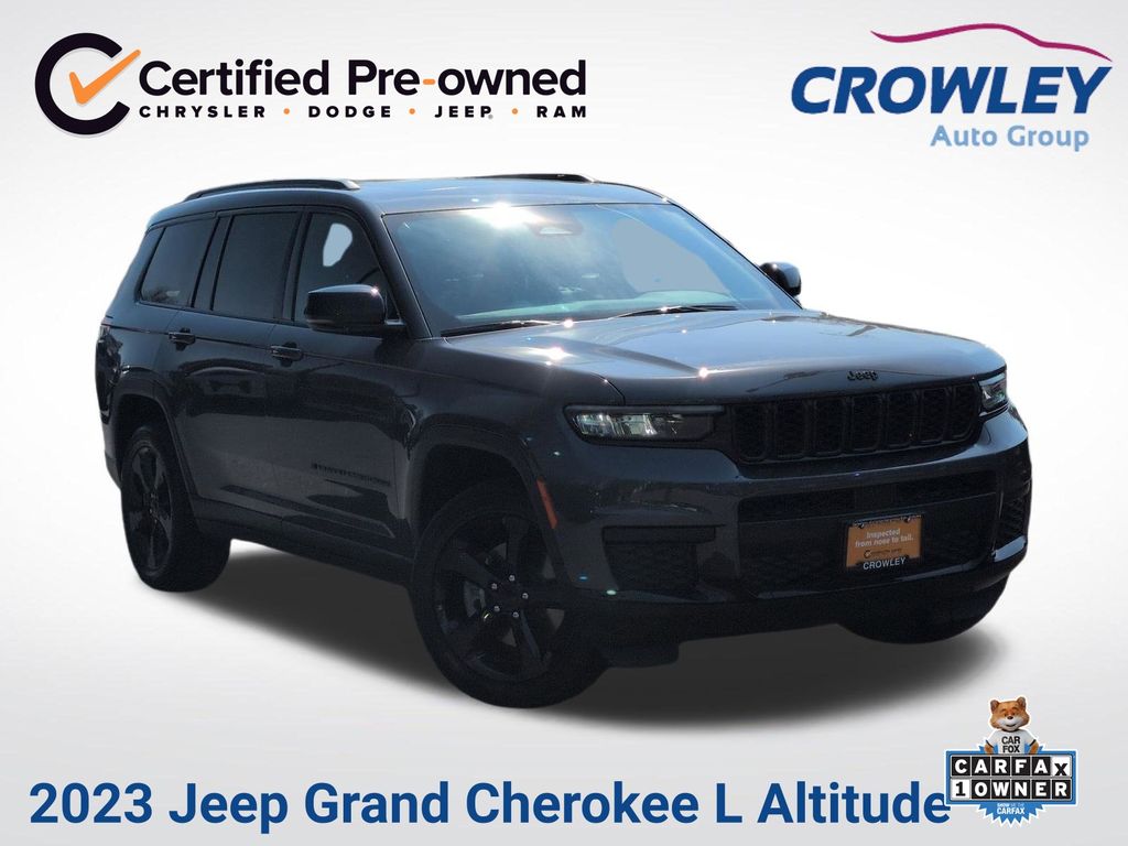 Baltic Gray Metallic Clearcoat 2023 Jeep Grand Cherokee L SUV / Crossover Four-Wheel Drive 8-Speed Automatic