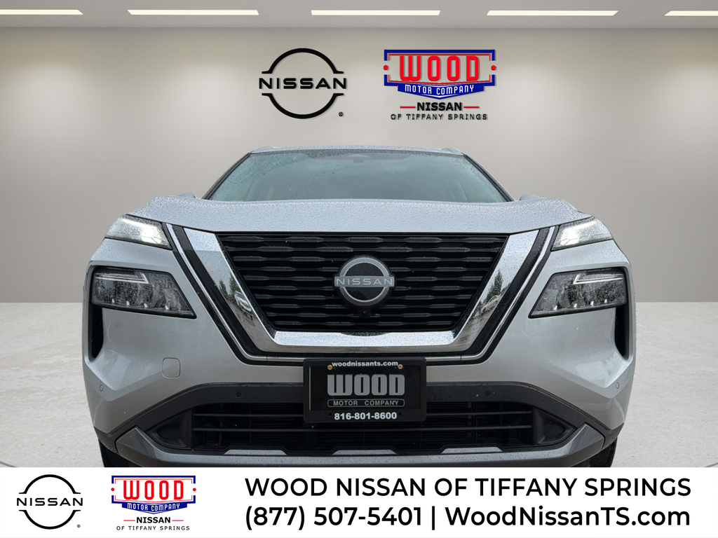 Brilliant Silver Metallic 2023 Nissan Rogue SUV / Crossover All-Wheel Drive Continuously Variable Transmission