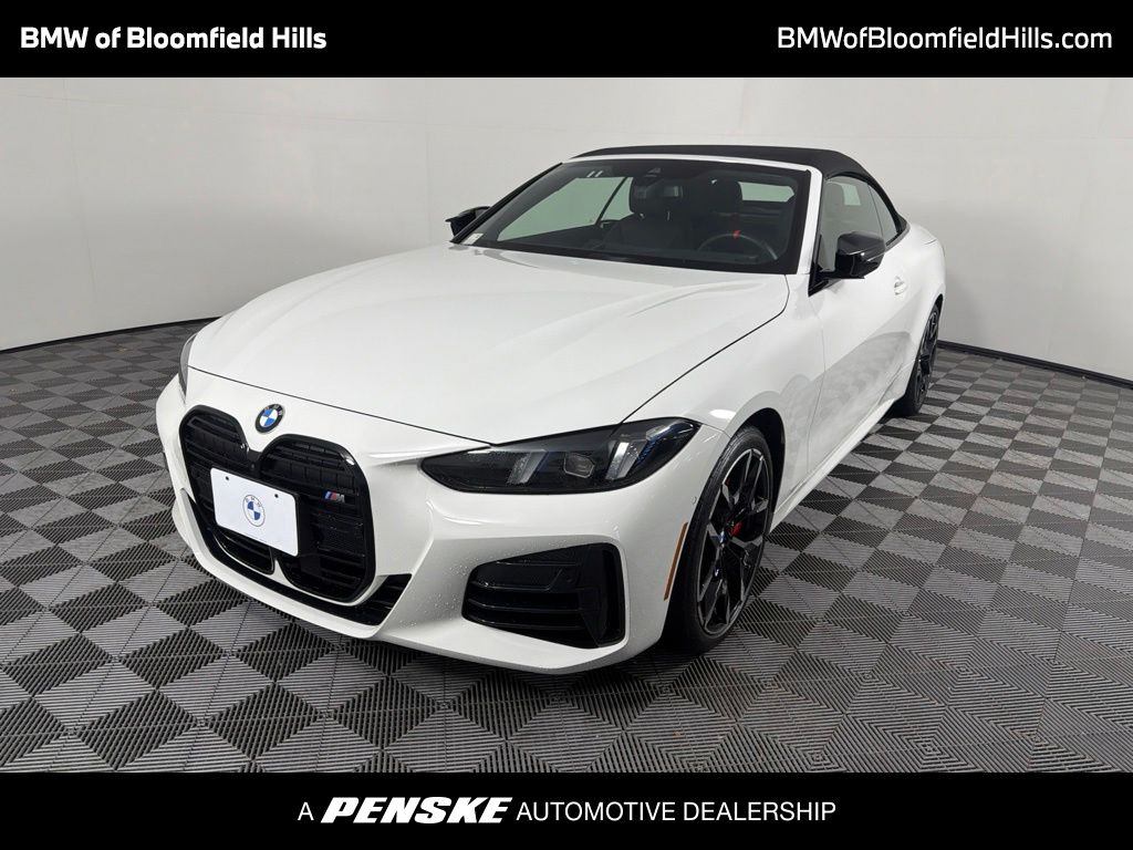 Alpine White 2027 BMW 4 Series Convertible All-Wheel Drive 8-Speed Automatic