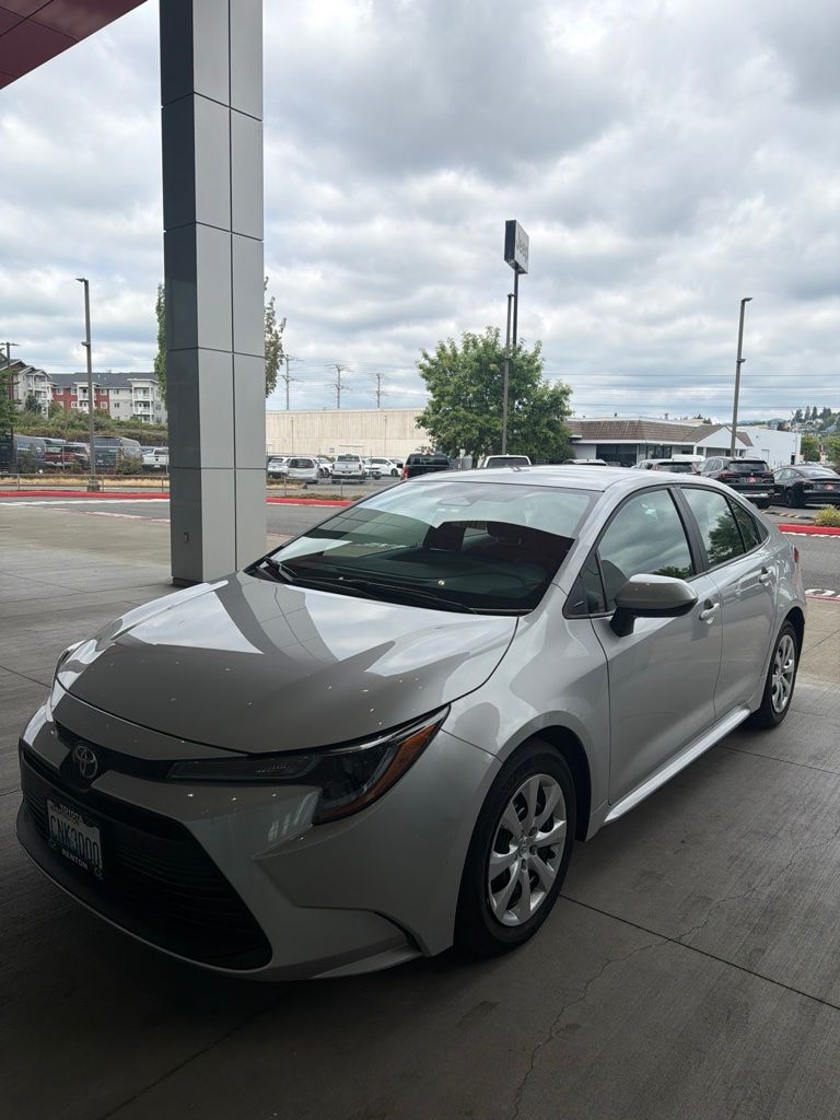 Classic Silver Metallic 2024 Toyota Corolla Sedan Front-Wheel Drive Continuously Variable Transmission