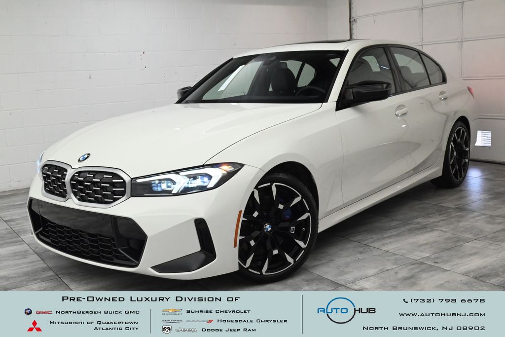 Alpine White 2025 BMW 3 Series M340i xDrive Sedan All-Wheel Drive 8-Speed Automatic