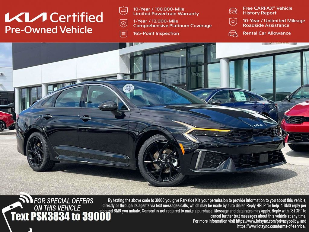 Aurora Black 2026 Kia K5 GT-Line FWD Sedan Front-Wheel Drive 8-Speed Automatic