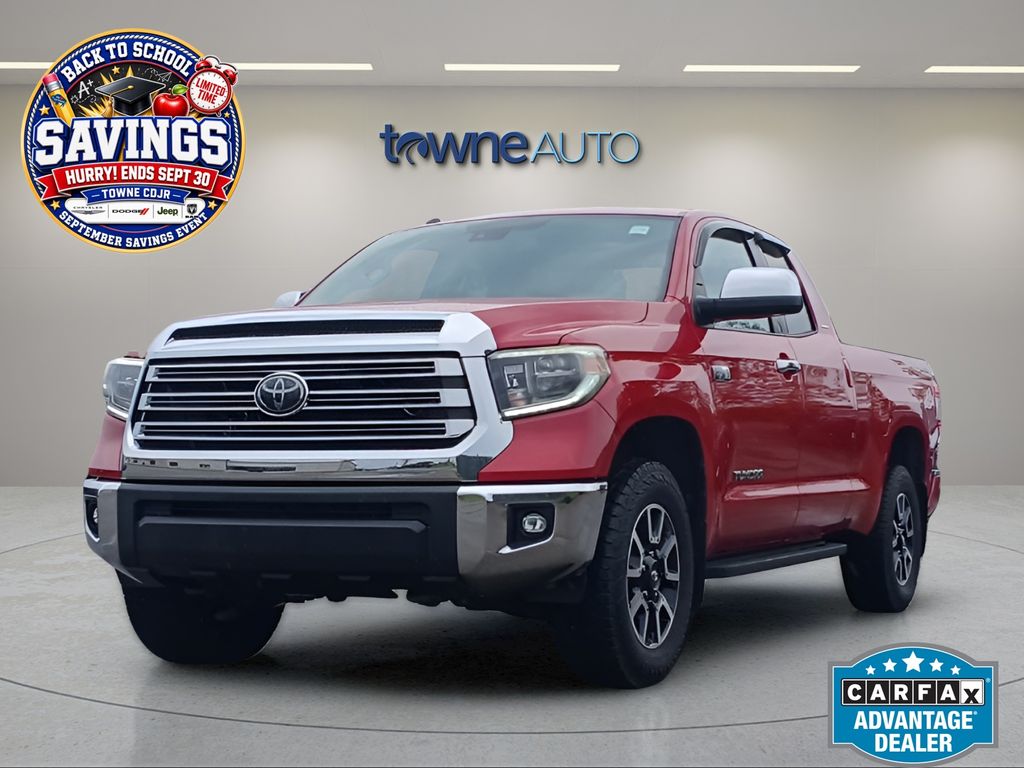 Barcelona Red Metallic 2018 Toyota Tundra Pickup Truck Four-Wheel Drive 6-Speed Automatic Overdrive