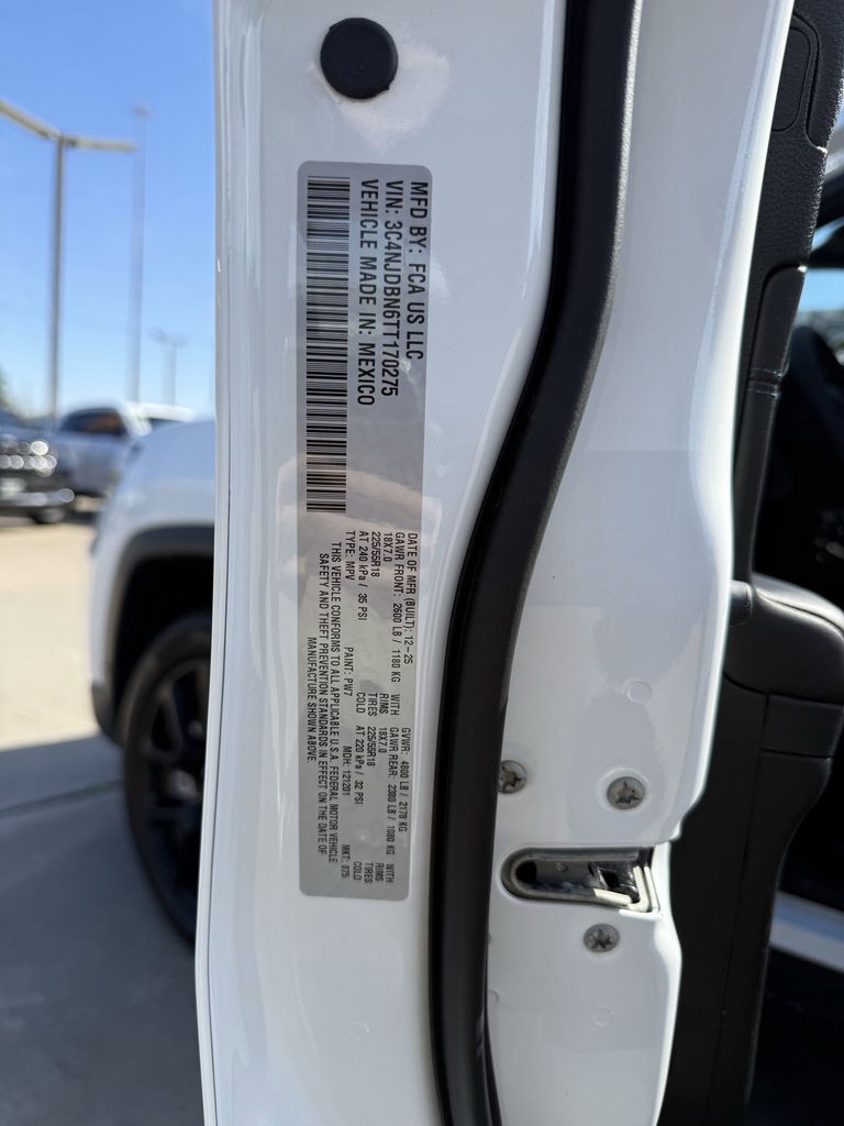 2026 Jeep Compass Latitude White/off-white at Bayshore Chrysler Jeep Dodge Ram