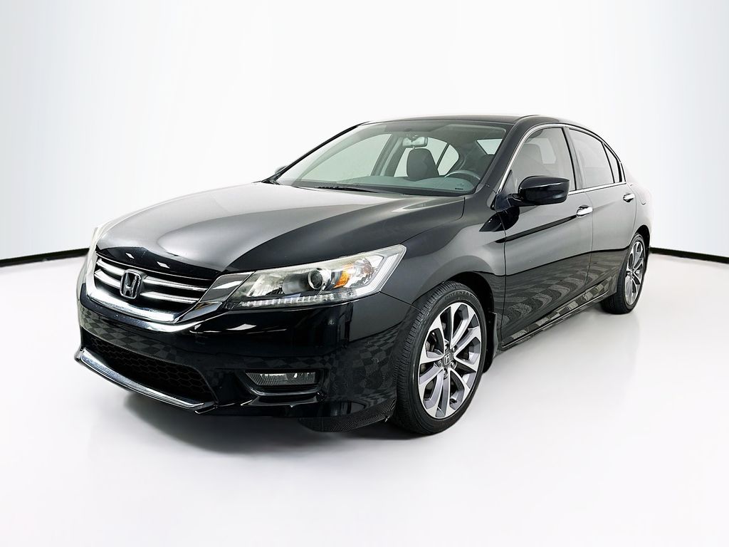 Black 2015 Honda Accord Sedan Front-Wheel Drive Continuously Variable Transmission