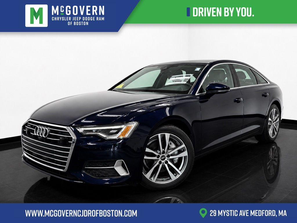 Blue Metallic 2023 Audi A6 Sedan All-Wheel Drive 7-Speed Automatic