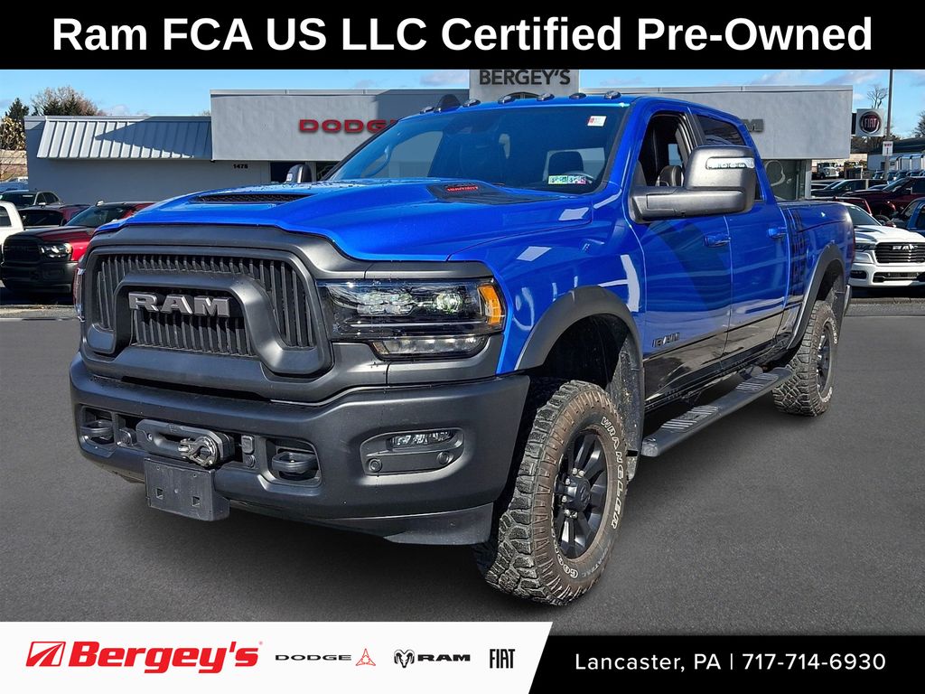 Hydro Blue Pearlcoat 2024 RAM 2500 Power Wagon Crew Cab 4WD Pickup Truck Four-Wheel Drive 8-Speed Automatic