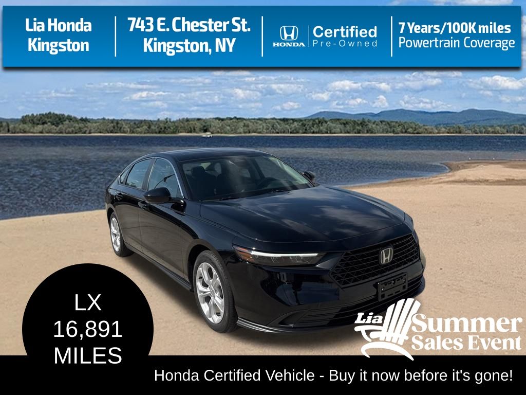 Canyon River Blue Met 2025 Honda Accord Sedan Front-Wheel Drive Continuously Variable Transmission