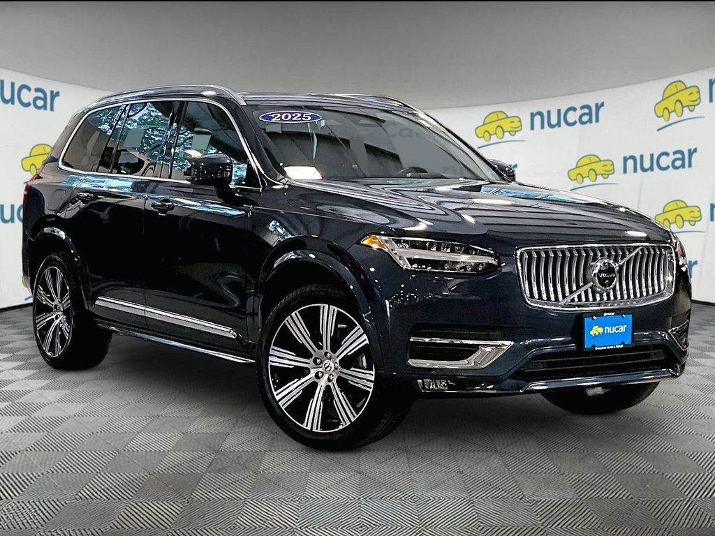 Denim Blue Metallic 2025 Volvo XC90 B6 Plus Bright Theme 7-Passenger AWD SUV / Crossover All-Wheel Drive Automatic
