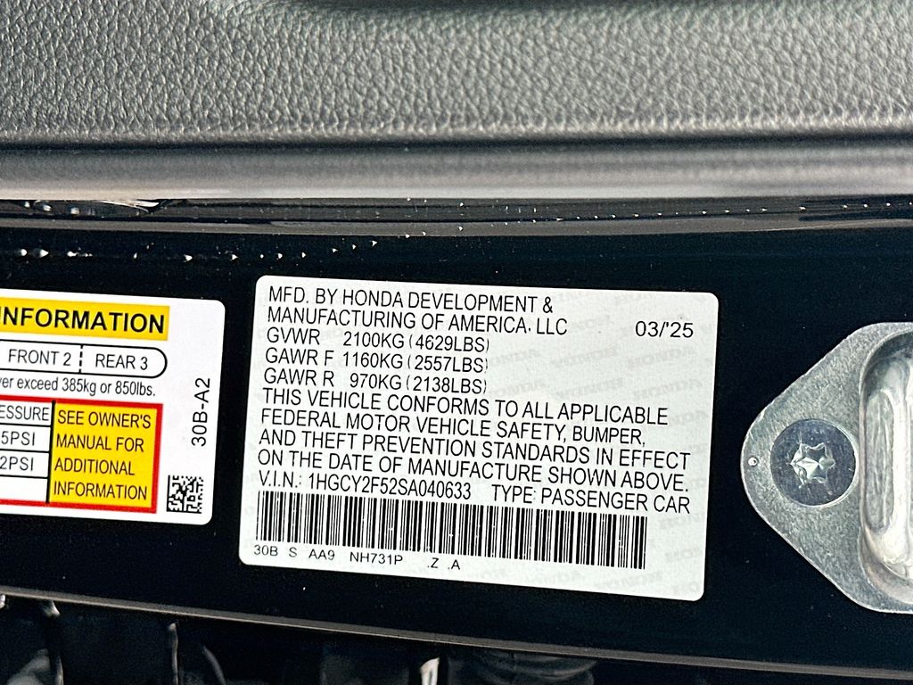 2025 Honda Accord Sport 23