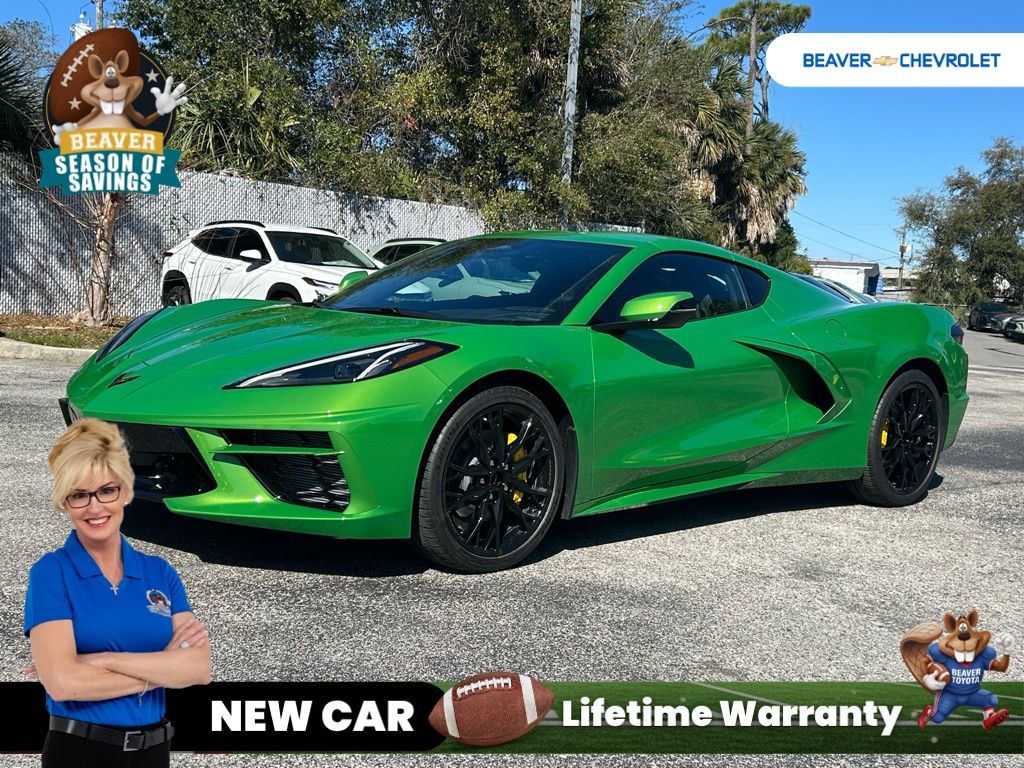 Green Metallic 2026 Chevrolet Corvette Coupe Rear-Wheel Drive 8-Speed Dual Clutch