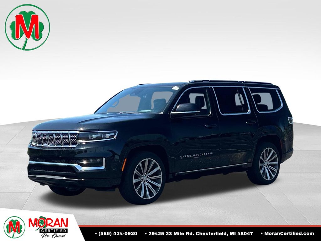 Diamond Black 2023 Jeep Grand Wagoneer SUV / Crossover Four-Wheel Drive 8-Speed Automatic