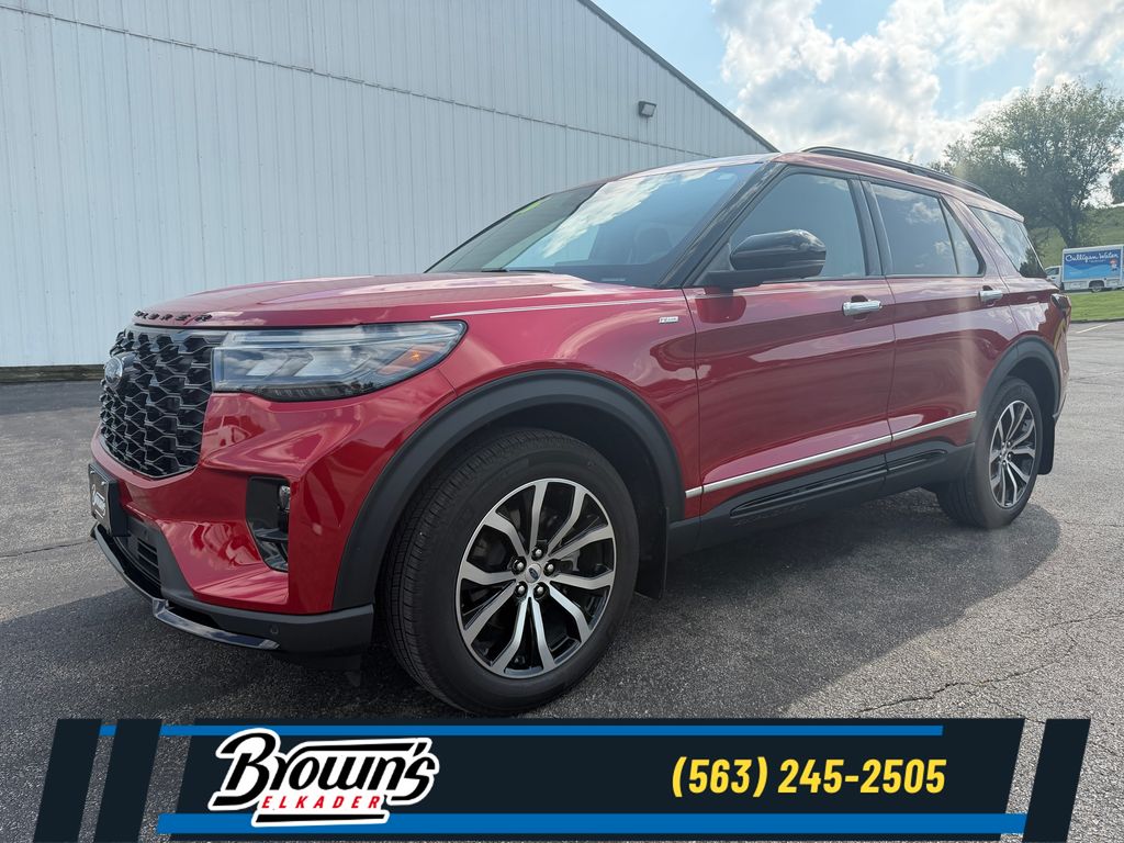 Red Metallic 2026 Ford Explorer SUV / Crossover All-Wheel Drive Automatic